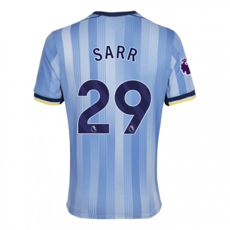 Fotbalové dresy Tottenham Hotspur Sarr 29 Venkovní Dres 2024-25 Krátký Rukáv